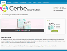 Tablet Screenshot of cerbe.com